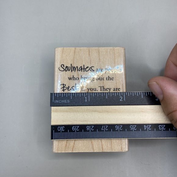 Rubber Stamp Lot of 6 ~ Heart/Love/Romance Theme Vintage Stampin' Up Scrapbook - Picture 8 of 10